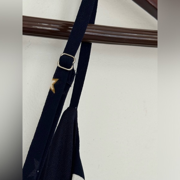 NEW LUSH navy with stars dress size Small magic Halloween witch wrap dress - Picture 7 of 8